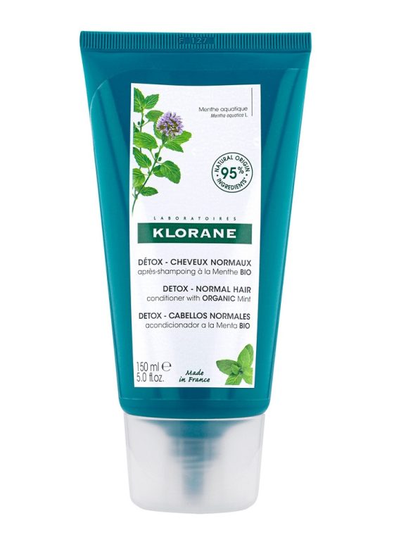 Klorane Detox Conditioner odżywka do włosów z organiczną miętą wodną 150ml