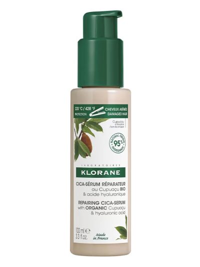 Klorane Repairing Cica-Serum regenerujące serum do włosów 100ml