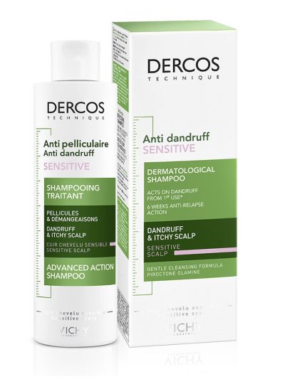 Vichy Dercos Anti-Dandruff Shampoo szampon przeciwłupieżowy do wrażliwej skóry głowy 200ml