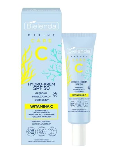 Bielenda C Marine Care hydro-krem SPF50 głęboko nawilżająco-ochronny 40ml