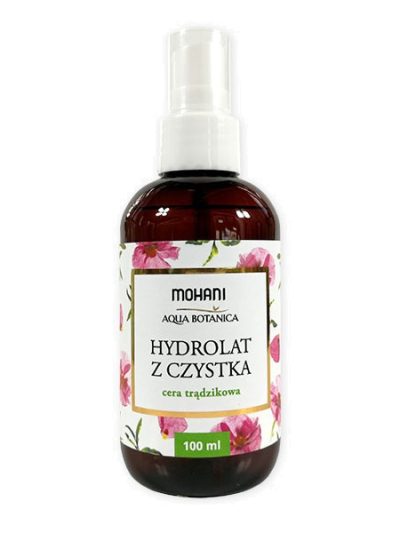 Mohani Aqua Botanica hydrolat z czystka do cery trądzikowej 100ml