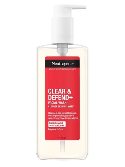 Neutrogena Clear & Defend+ żel do mycia twarzy 200ml