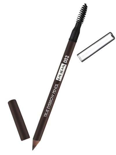 Pupa Milano True Eyebrow Pencil Waterproof kredka do brwi wodoodporna 003 Dark Brown 1.08g