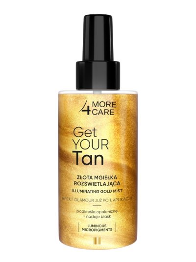 More4Care Get Your Tan! złota mgiełka rozświetlająca 150ml