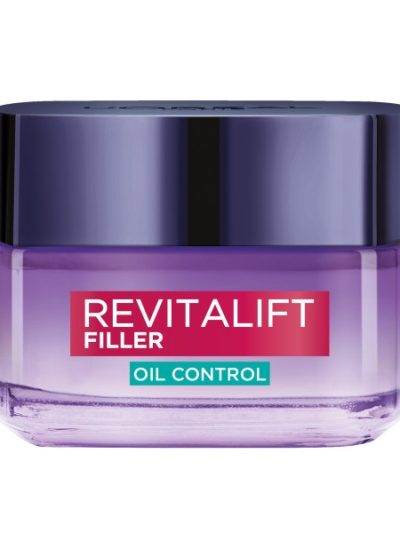 L'Oreal Paris Revitalift Filler nawilżający żel-krem regulujący nadmiar sebum na dzień z kwasem hialuronowym i salicylowym 50ml