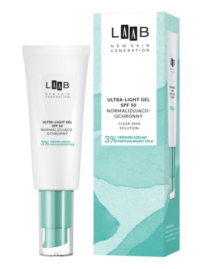 AA Laab Clear Skin Solution ultralekki żel SPF50 normalizująco-ochronny 40ml