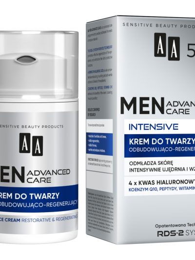 AA Men Advanced Care Intensive 50+ krem do twarzy odbudowująco-regenerujący 50ml