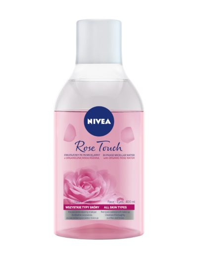 Nivea Rose Touch micelarny płyn dwufazowy z organiczną wodą różaną 400ml