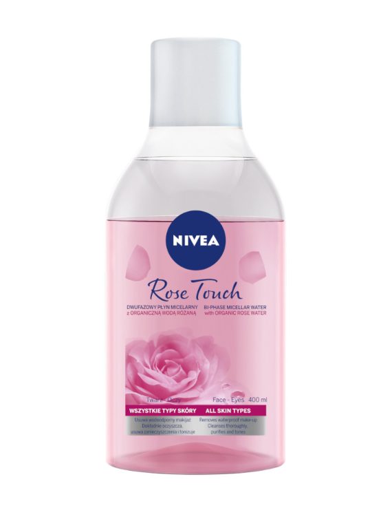 Nivea Rose Touch micelarny płyn dwufazowy z organiczną wodą różaną 400ml