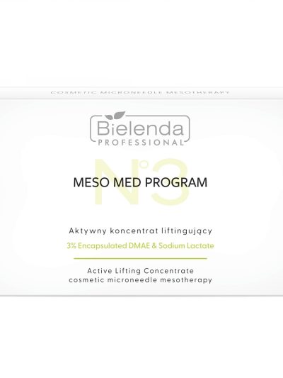 Bielenda Professional Meso Med Program aktywny koncentrat liftingujący z 3% enkapsułkowanym DMAE 10x3ml