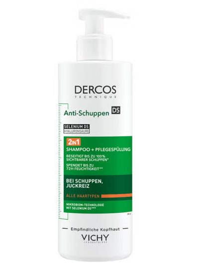 Vichy Dercos szampon przeciwłupieżowy z odżywką 2w1 390ml