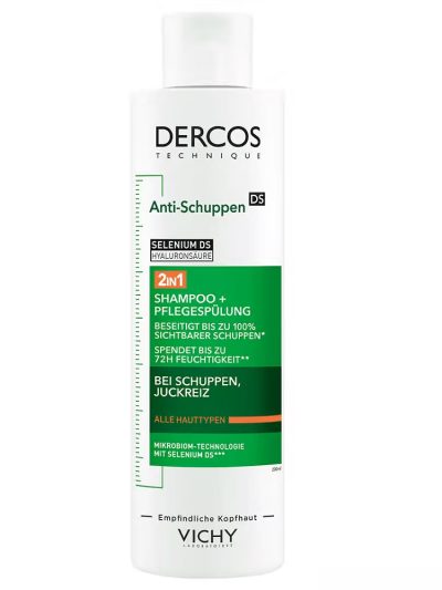 Vichy Dercos szampon przeciwłupieżowy z odżywką 2w1 200ml