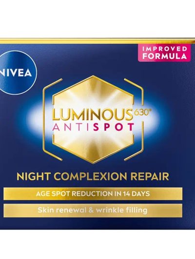 Nivea Luminous630® krem regenerujący na noc przeciw przebarwieniom 50ml