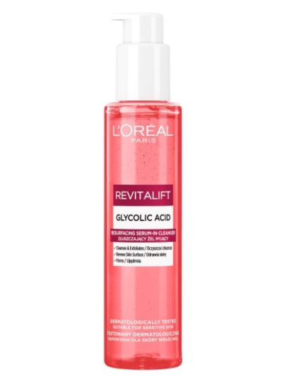 L'Oreal Paris Revitalift złuszczający żel myjący z kwasem glikolowym 150ml