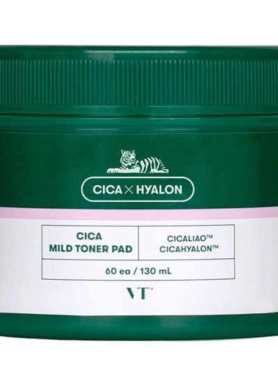 VT Cosmetics Cica Mild Toner Pad złuszczające płatki tonizujące 60szt.