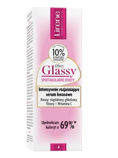 Lirene Effect Glassy intensywnie rozjaśniające serum kwasowe 30ml