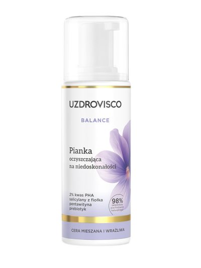 UZDROVISCO Balance pianka oczyszczająca na niedoskonałości 150ml