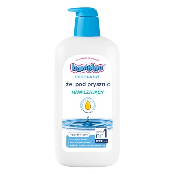 Bambino Rodzina nawilżający żel pod prysznic hiperdelikatny 1000ml