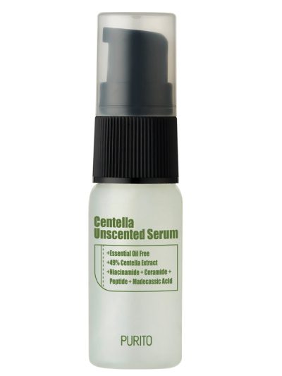 PURITO Centella Unscented Serum mini regenerujące serum z ekstraktem z wąkroty azjatyckiej 15ml