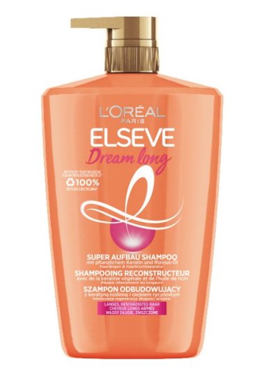 L'Oreal Paris Elseve Dream Long szampon odbudowujący do włosów długich i zniszczonych 1000ml