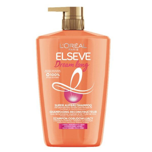 L'Oreal Paris Elseve Dream Long szampon odbudowujący do włosów długich i zniszczonych 1000ml