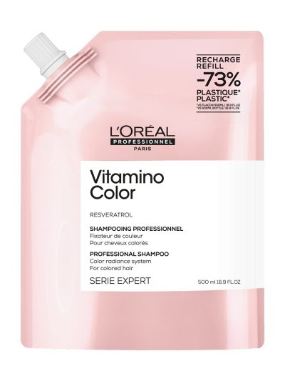 L'Oreal Professionnel Serie Expert Vitamino Color szampon do włosów koloryzowanych refill 500ml