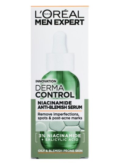 L'Oreal Paris Men Expert Derma Control serum przeciw niedoskonałościom z niacynamidem 30ml