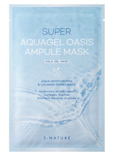 S.NATURE Super Aquagel Oasis Ampule Mask nawilżająca maska w płachcie 30ml