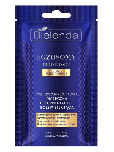 Bielenda Egzosomy Młodości przeciwzmarszczkowa maseczka ujędrniająco-rozświetlająca 8g