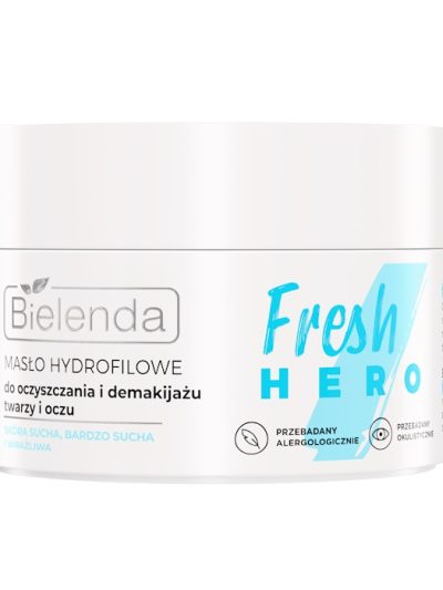 Bielenda Fresh Hero nawilżająco-kojące masło hydrofilowe do oczyszczania i demakijażu twarzy i oczu 40g
