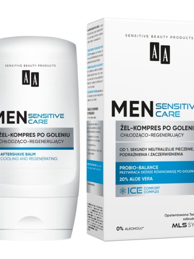 AA Men Sensitive żel-kompres po goleniu chłodząco-regenerujący 100ml
