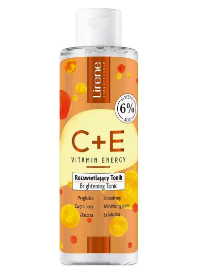 Lirene C+E Vitamin Energy tonik rozświetlający 200ml