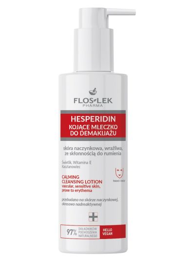 Floslek Hesperidin kojące mleczko do demakijażu 175ml
