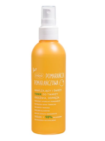 Ziaja Pomarańcza Pomarańczowa nawilżający i świeży tonik do twarzy 190ml