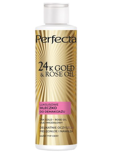 Perfecta 24K Gold & Rose Oil luksusowe mleczko do demakijażu 200ml
