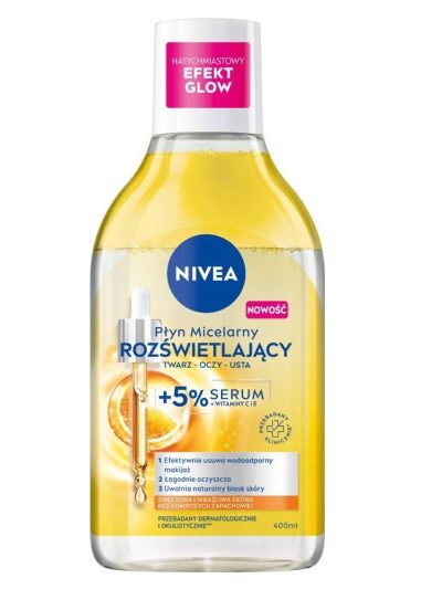 Nivea Rozświetlający płyn micelarny z 5% serum 400ml