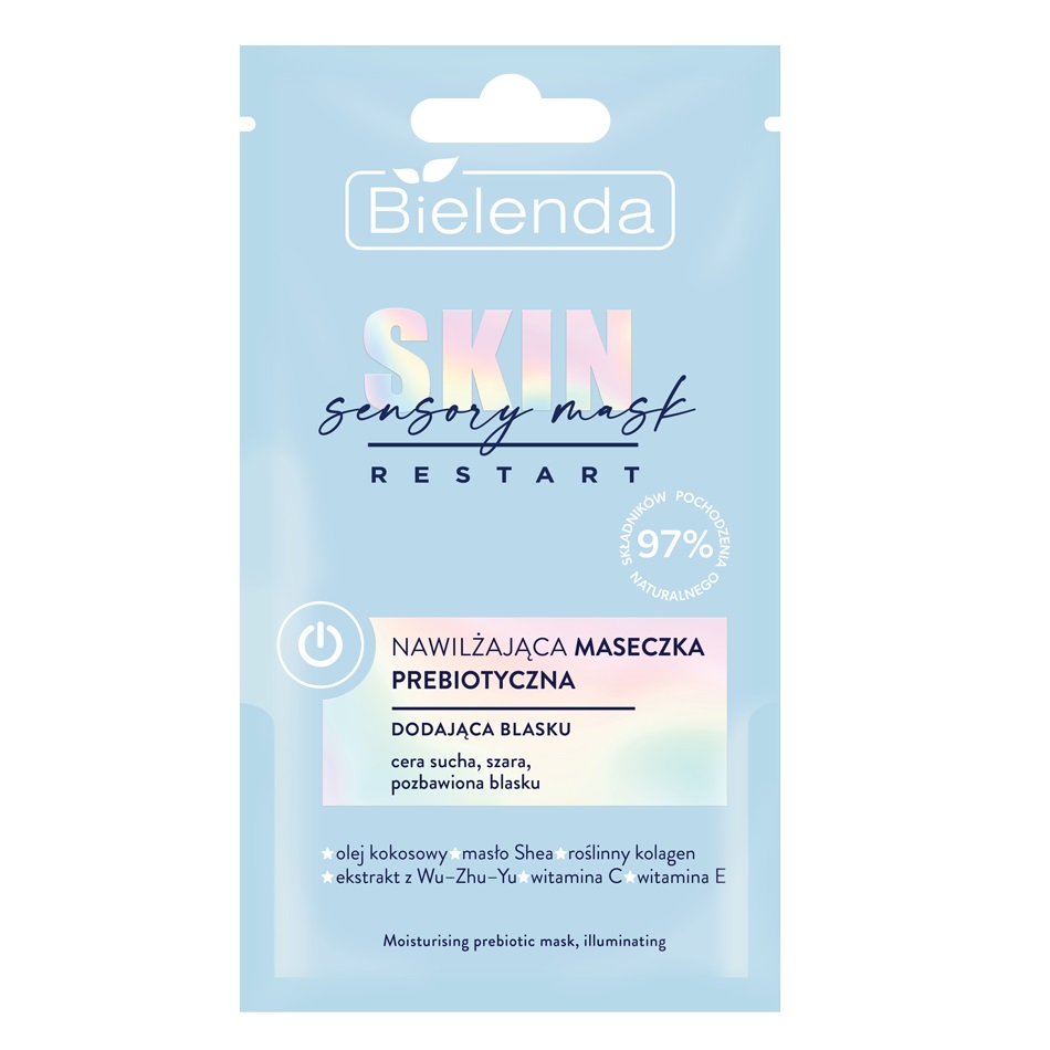 Bielenda Bielenda Skin Restart Sensory Mask feuchtigkeitsspendend Maske präbiotisch 8g — Inhaltsstoffe und Bewertung