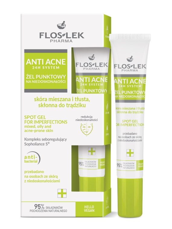 Floslek Anti Acne 24h System żel punktowy na niedoskonałości 20ml