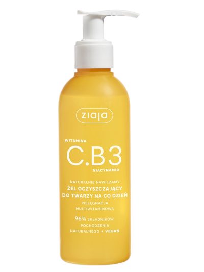 Ziaja Witamina C.B3 żel oczyszczający do twarzy na co dzień 190ml