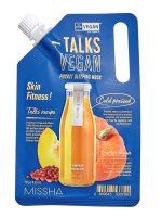 Missha Talks Vegan Squeeze Pocket Sleeping Mask wygładzająca maseczka całonocna dla skóry problematycznej Skin Fitness 10g