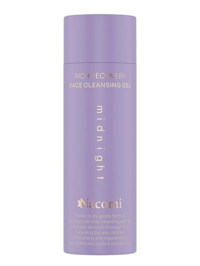 Nacomi Rich Recovery żel do mycia twarzy Midnight 140ml