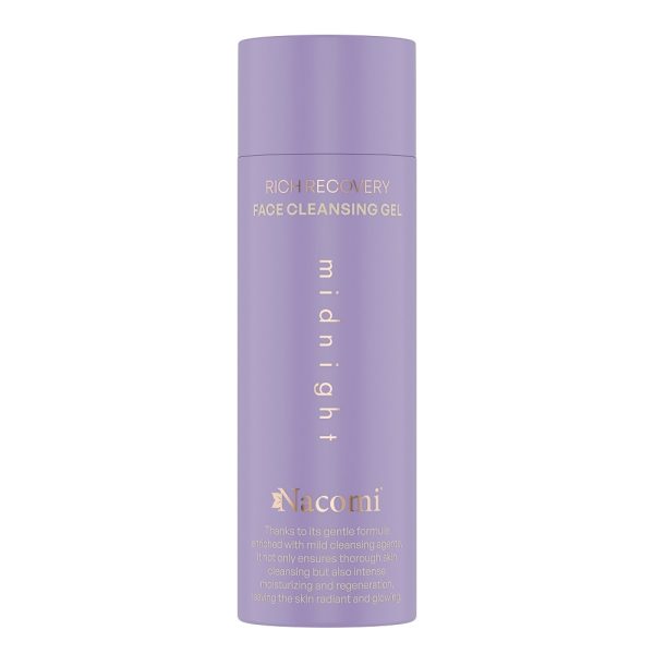 Nacomi Rich Recovery żel do mycia twarzy Midnight 140ml