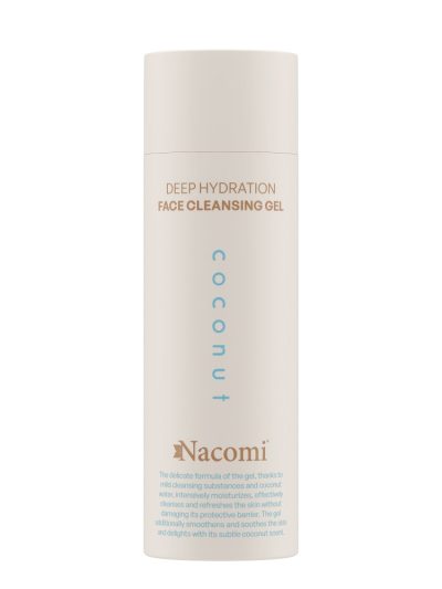 Nacomi Deep Hydration żel do mycia twarzy Coconut 150ml