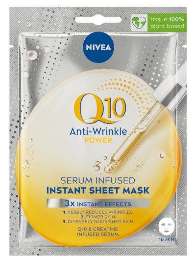 Nivea Q10 maska w płachcie z serum przeciwzmarszczkowym 1szt