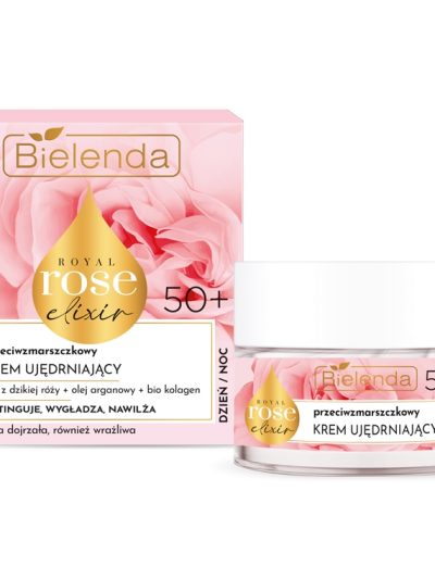 Bielenda Royal Rose Elixir przeciwzmarszczkowy krem ujędrniający 50+ 50ml