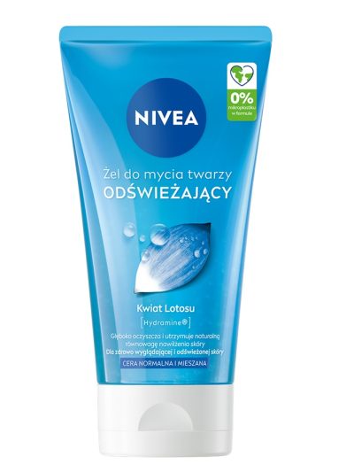 Nivea Odświeżający żel do mycia twarzy cera normalna i mieszana 150ml