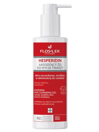 Floslek Hesperidin łagodzący żel do mycia twarzy 175ml