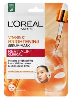 L'Oreal Paris Revitalift Clinical rozświetlająca maska-serum w płachcie z witaminą C i kwasem salicylowym 26g