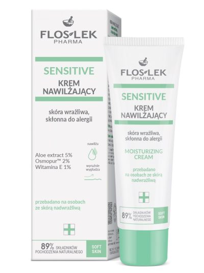Floslek Sensitive krem nawilżający do twarzy 50ml