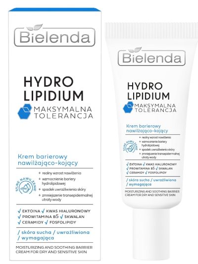 Bielenda Hydro Lipidium krem barierowy nawilżająco-kojący 50ml